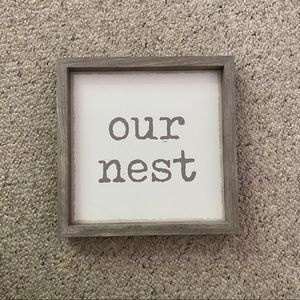 Wall Decor - “Our Nest”